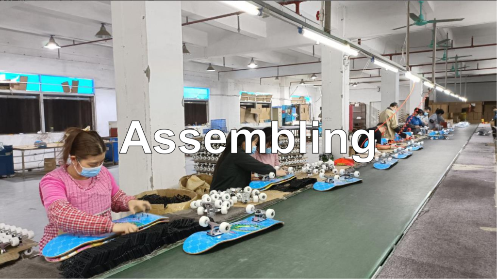 skateboard assembling