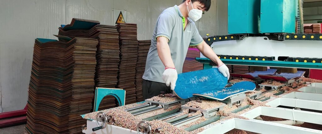 YOBANG SKATEBOARD FACTORY WORKERS