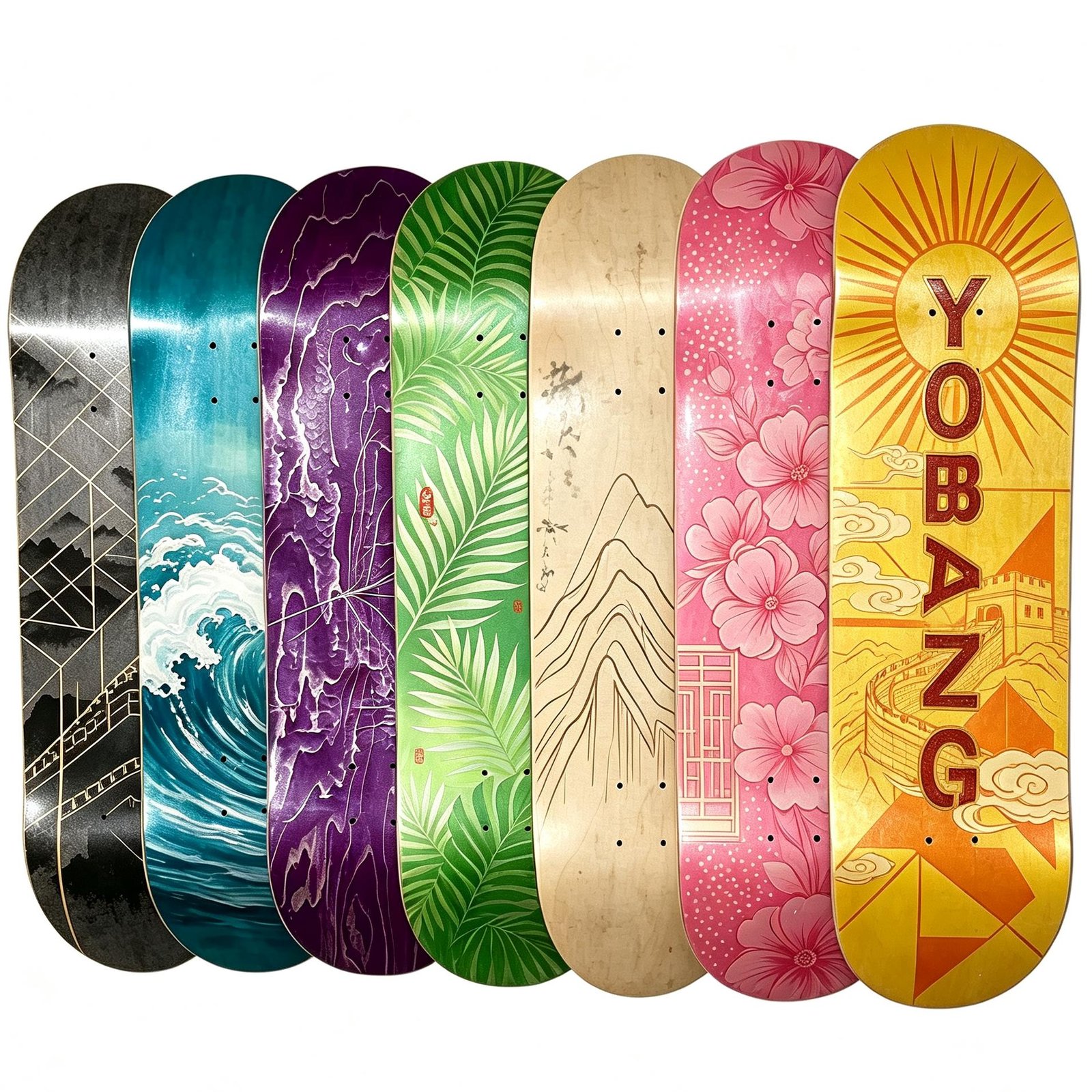 yobang OEM skateboard deck,canadian maple